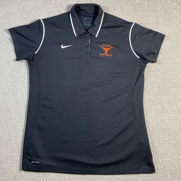 Nike Texas Softball Polo Shirt Women’s XL Dri-FIT‎ - Picture 1 of 6